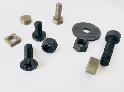 Различные виды крепежа, втулок. 3д печать